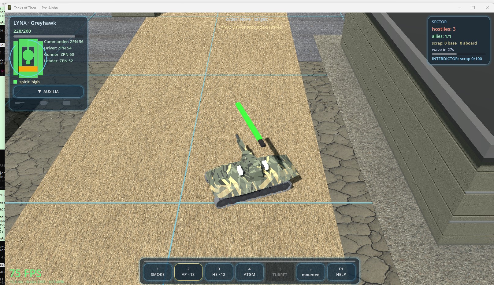 Tanks of Thea 3D tactical battle with command interface